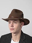 Шляпа STETSON арт. 2798105 WESTERN WOOLFELT (коричневый)